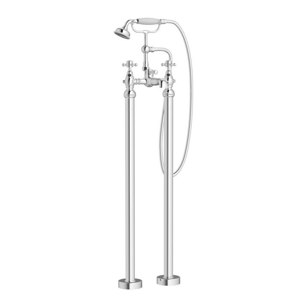 Ajax Trent Chrome Floor Standing Bath Shower Mixer (1)