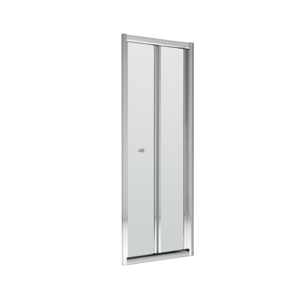 Nuie Rene 700mm Bifold Shower Door in Satin Chrome | Low Price
