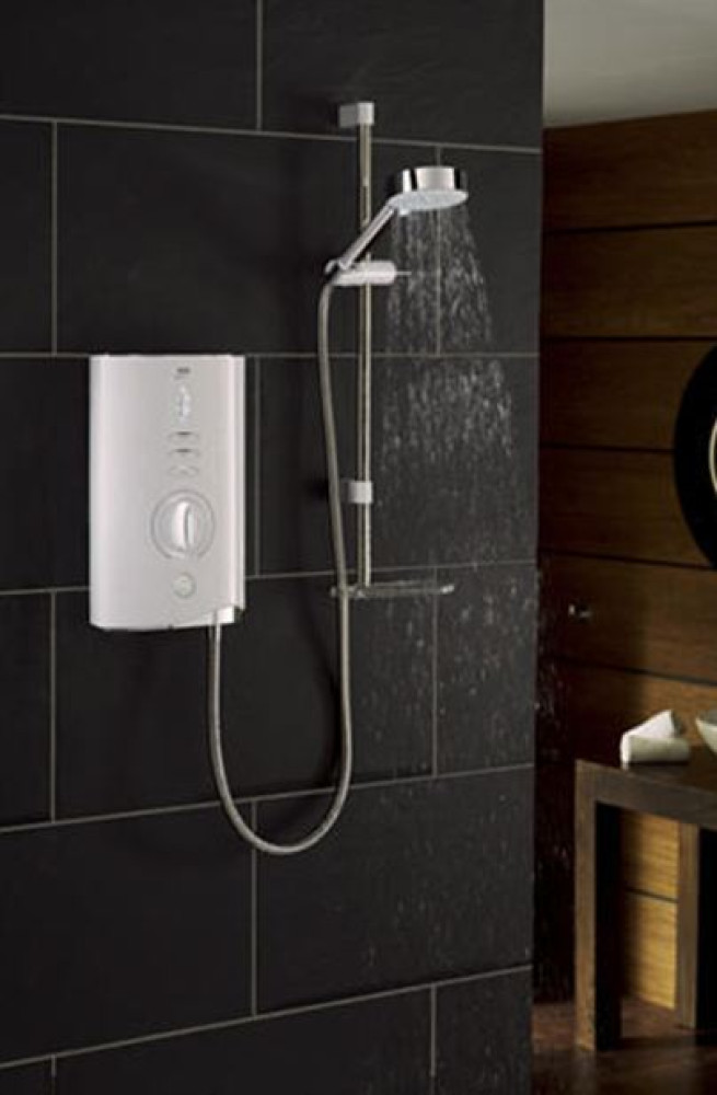 Mira Sport Max 10.8KW Electric Shower White & Chrome Low Prices