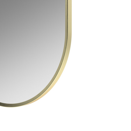 AJAX106265 Ajax Gedney 800 x 400mm Oblong Brushed Brass Bathroom Mirror (2)