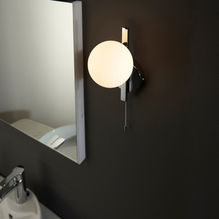 AJAX106306 Ajax Hibaldstow Chrome Bathroom Wall Light (11)
