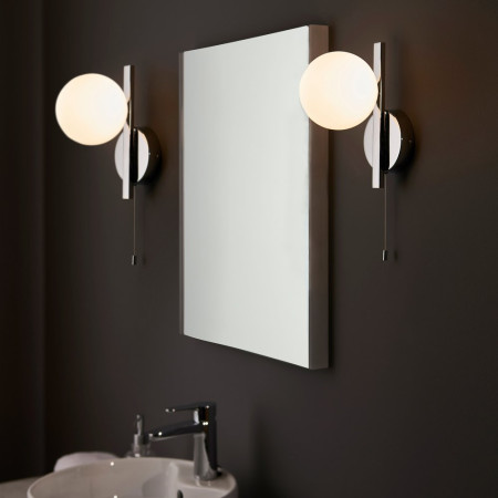 AJAX106306 Ajax Hibaldstow Chrome Bathroom Wall Light (5)