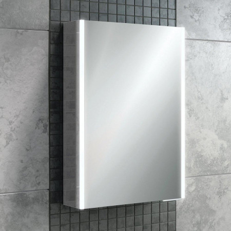 46000 HIB Xenon 50 LED Aluminium Illuminated Bathroom Cabinet