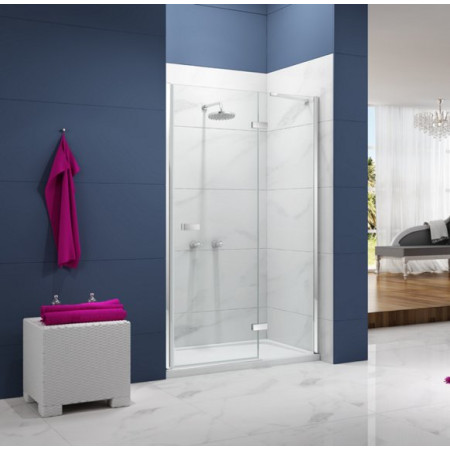 A0111F0 Merlyn Ionic Essence 760mm Hinged Shower Door and Inline Panel