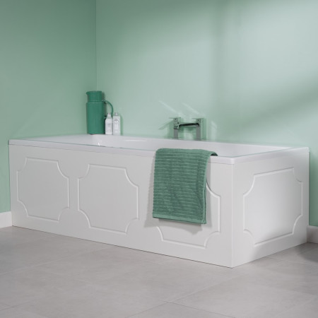 O323 Tavistock Milton 1600mm Gloss White Front Bath Panel (3)