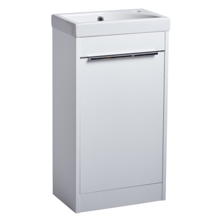 SQ450FW/SQ450BC Tavistock Sequence 450mm Freestanding Unit in Gloss White with Basin
