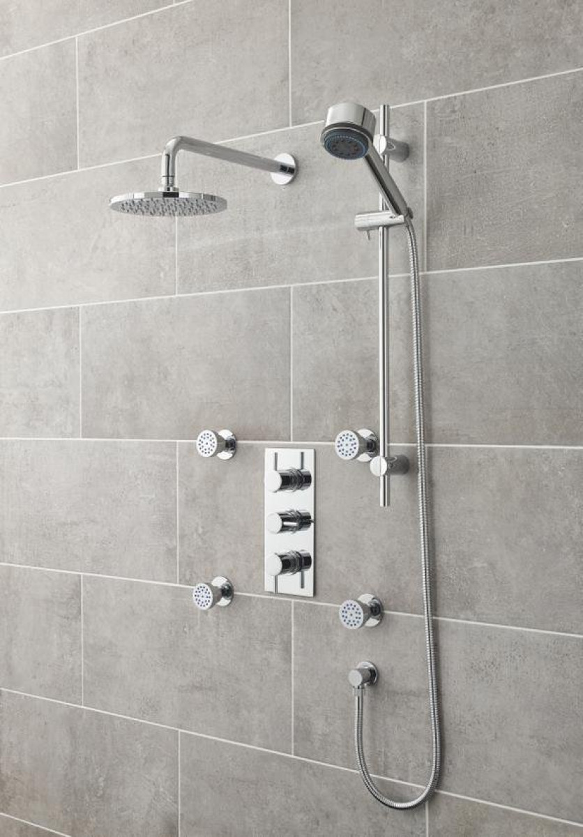 Premier Quest Triple Thermostatic Shower Valve with Diverter QUEV56