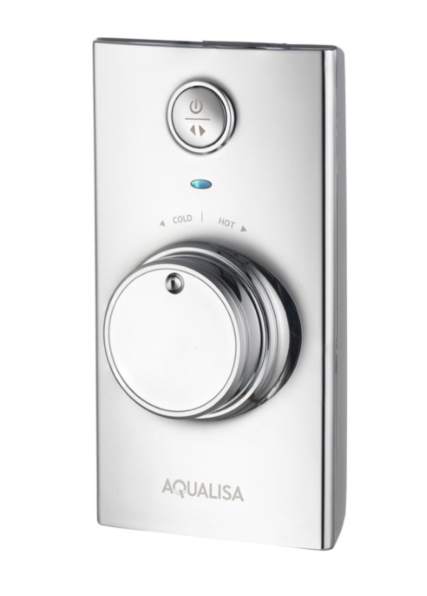 Aqualisa Visage Digital Divert Concealed Shower with Adjustable and Fixed Wall Heads - Gravity 